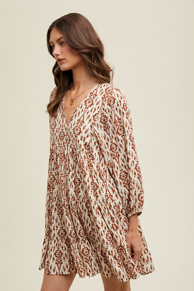 Ikat Mini Dress