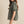 Army Embroidered Puff Sleeve Top w Ruffle Neck