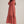 Rust Geometric Print ¾ Balloon Sleeve Midi Dress