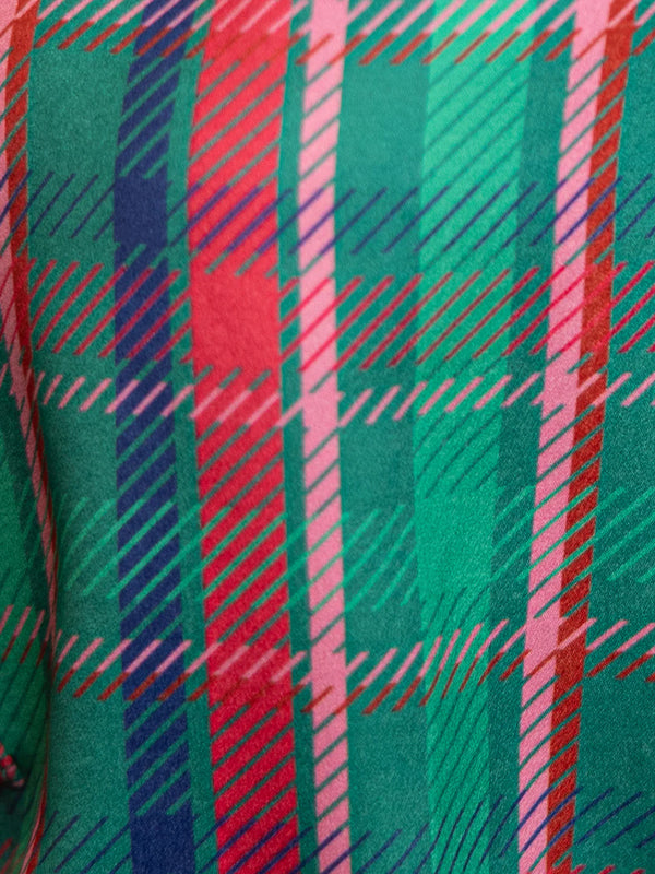 Quinn Top | Plaid About You Green