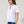 Darthy White Smocked Short Sleeve Top