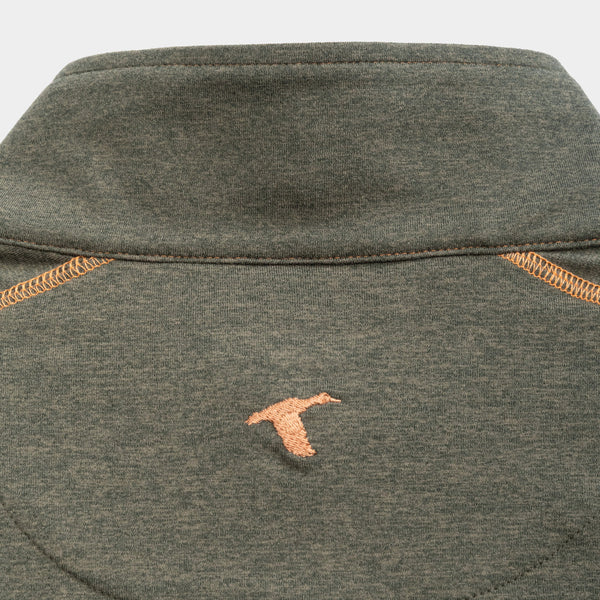 Green Heather Wander Quarter-Zip