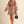 Purple & Olive Border Print Button Down Mini Dress