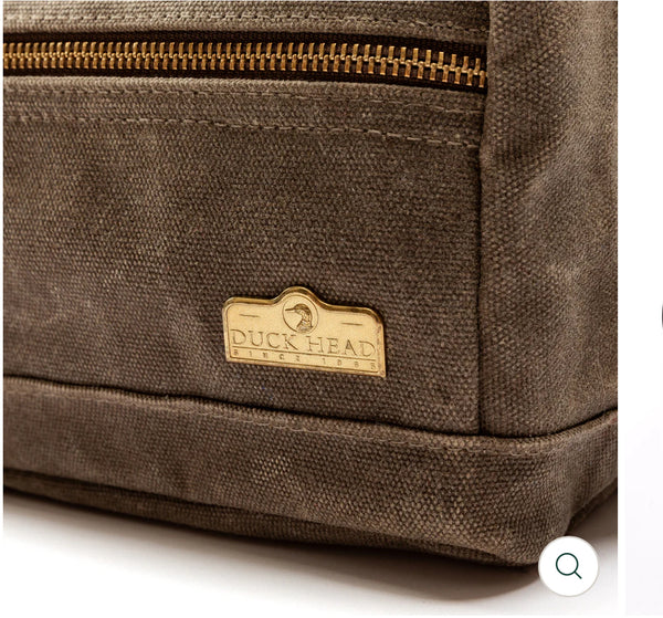 Waxed Canvas Dopp Kit - Brush Brown