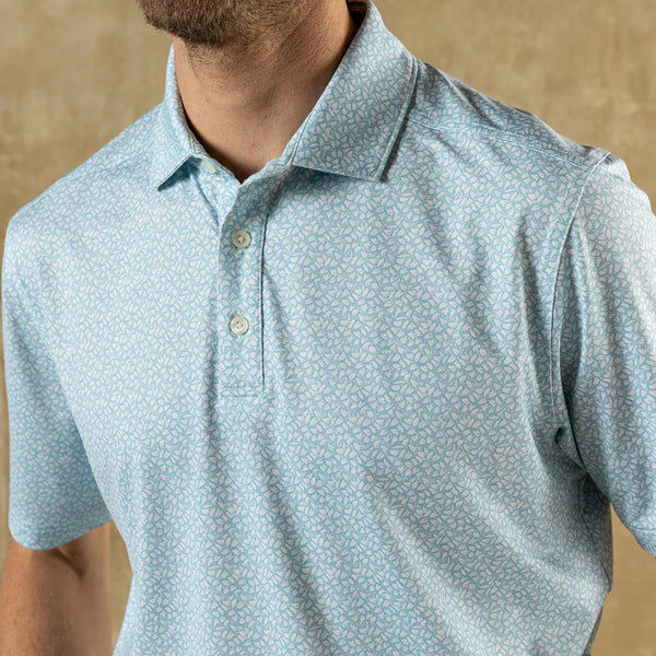 Long Drive Performance Polo - Sky Blue