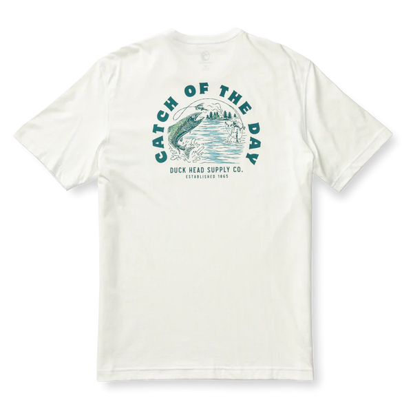 Catch Of The Day T-Shirt - Soft White