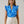 Jazzy Ruffle Top Persa Floral Blues