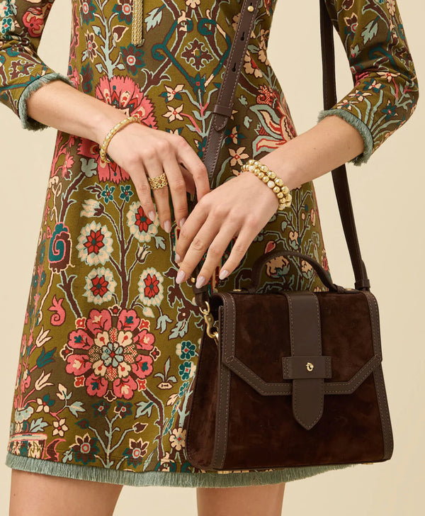 Siren Sara Satchel Crossbody Espresso