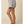 Kristina Gingham Front-Tie Mini Skirt | Cream Black
