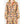 Leaf Print Cinched Waist Maxi Dress