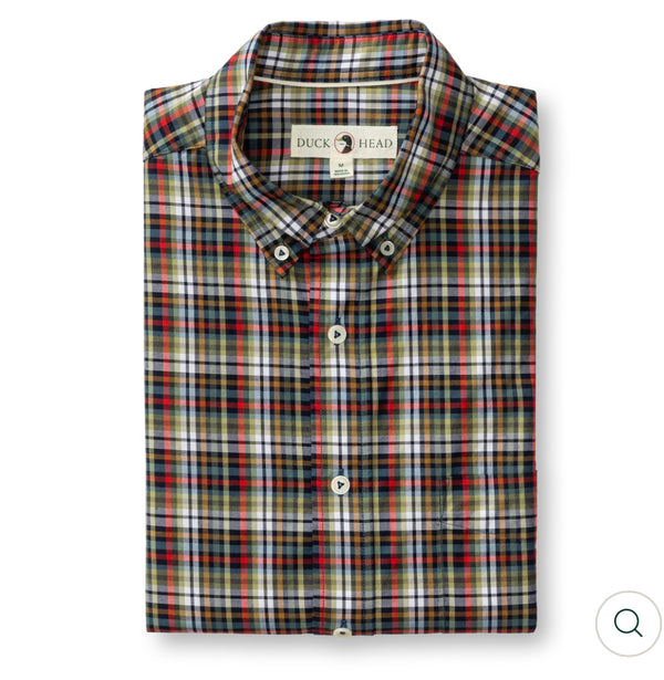 Cotton Twill Sport Shirt
Baley Plaid Maritime Blue