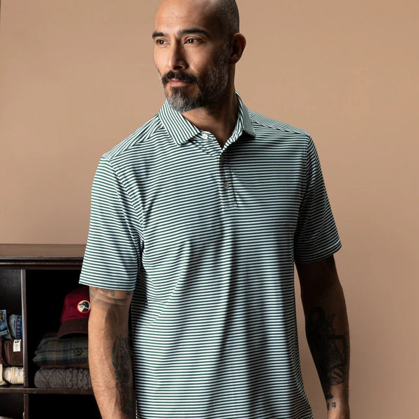 Long Drive Performance Polo - Hunter Green