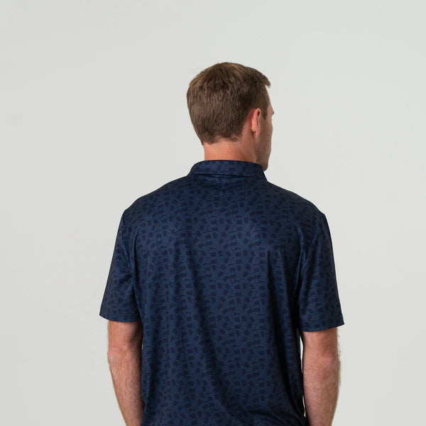 Performance Polo - Stars and Stripes - Navy