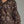 Brown Floral Print Poncho Sleeve Top w Self-Tie Front Detail