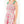 Pink Floral Print Smocked Bodice Tiered Maxi Dress