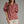 Burgundy Floral Print Puff Sleeve Top w Ruffled V-neckline