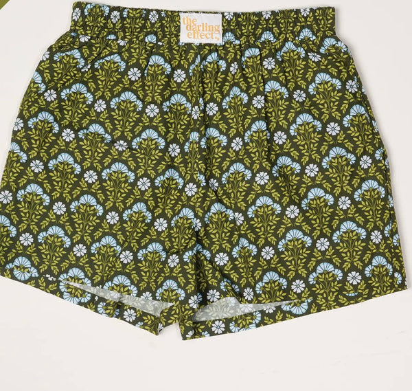 All Day Boxer Shorts–Everbloom Forest Green