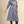 Dusty Denim Blue Belted Button Down Midi Dress