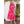 Floral Puff Sleeve Tiered Maxi Dress Pink