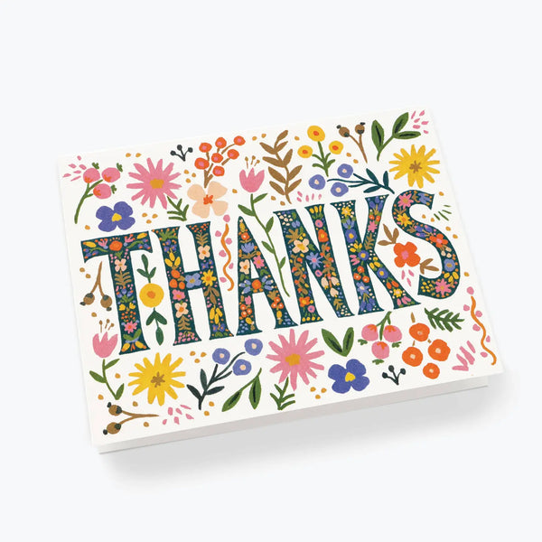 Boxed Set of Floral Thanks Cards