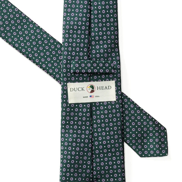 Silk Foulard Tie - Midnight Teal