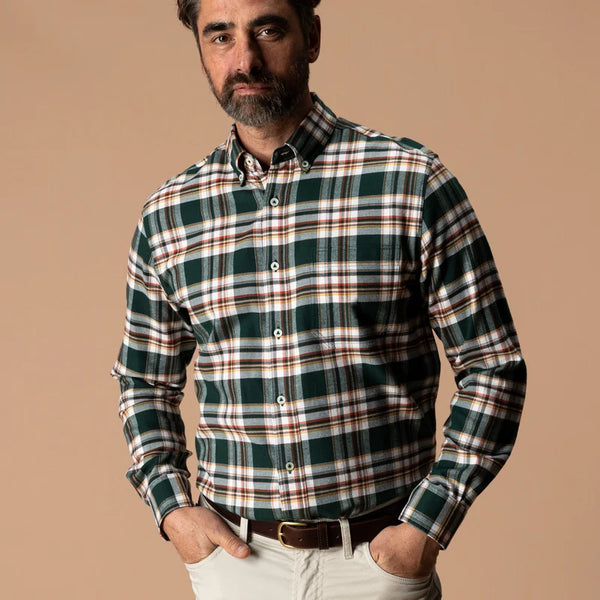 Cotton Flannel Sport Shirt - Pine Grove