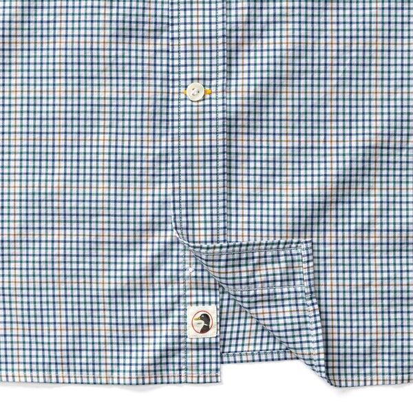 Cotton Twill Sport Shirt - Midnight Teal