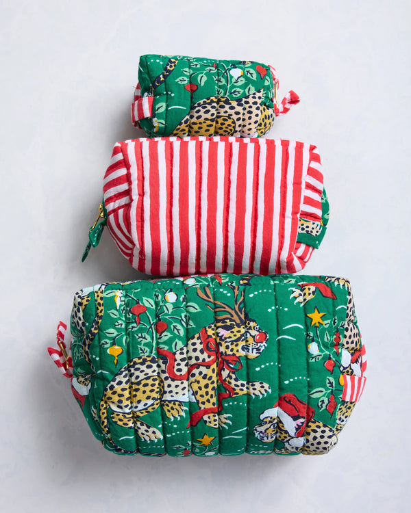 Three's Best Pouch Set in Very Merry Bagheera