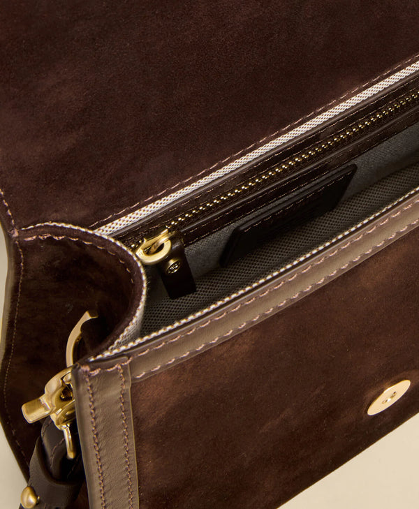 Siren Sara Satchel Crossbody Espresso