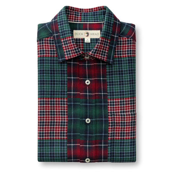 Cotton Flannel Sport Shirt - Multi