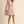 Cream Blanket Stitch Buttoned Mini Dress