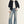 Black Drop Shoulder 3/4 Sleeves Button Down Cardigan