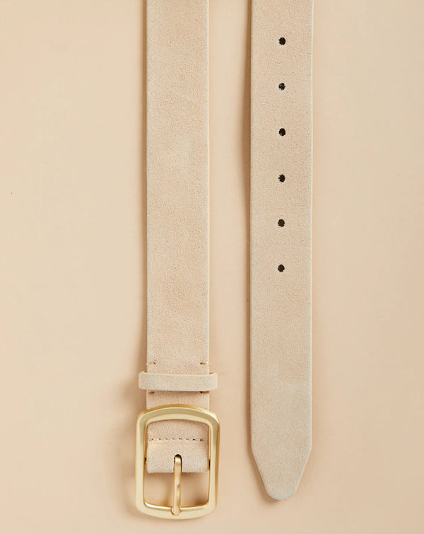 Siren Belt Suede Cream
