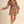 Purple & Olive Border Print Button Down Mini Dress