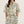 Lt Blue Mix Botanical Print Short Sleeve Top
