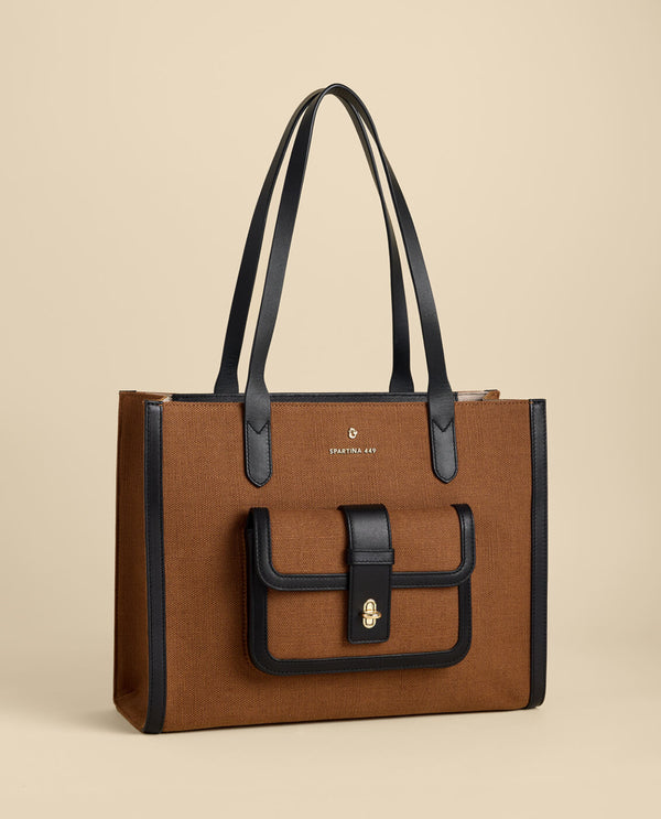 Sable Tally Tote Toffee/Black