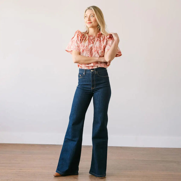 Rose Gilded Palm Gemma Top