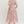 Pink Printed Short Sleeve Midi Dress w V-neck