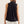 Solid Black Sleeveless Top Featuring Split V-neck