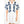 Emb Puff Sleeve Short White Dress
