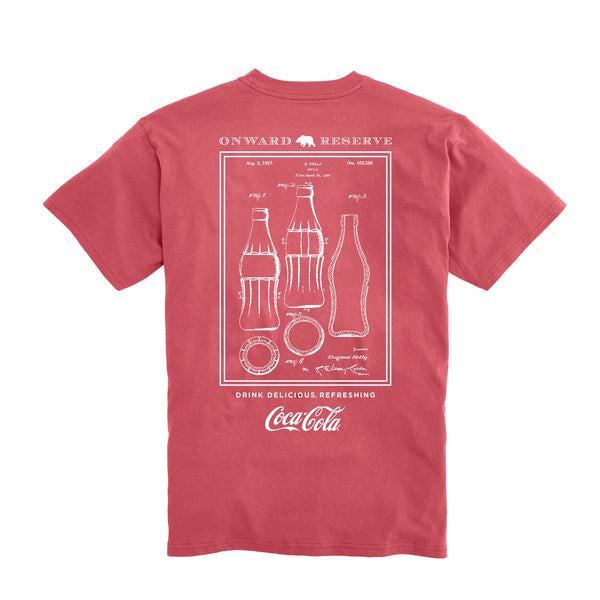Coke Patent Tee - Washed Red