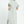 Sage Striped Mixed V-Neck Midi Dress