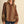 Suede Chocolate Brown Embroidered Top