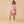 Dream Slouchy Tee Top with Shorts Lounge Set - Fuchsia Stripe