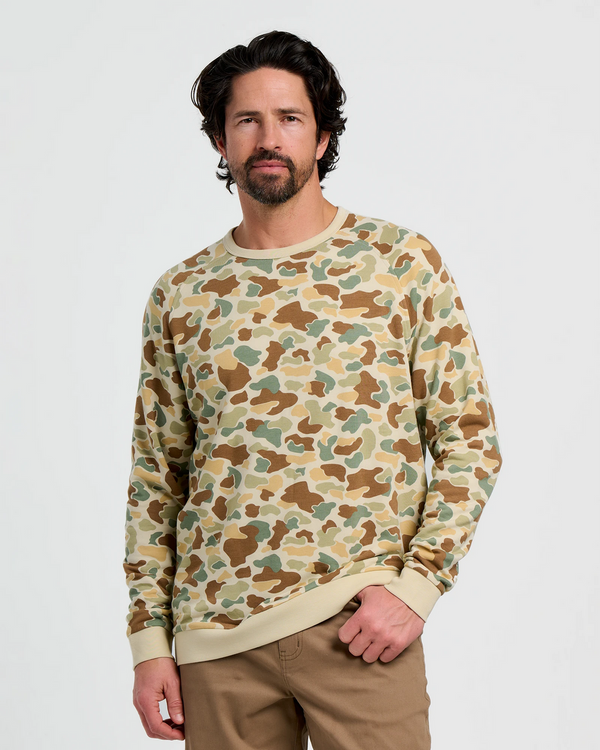 Men's Bamboo Lightweight Fleece Crew - Vintage Crew