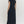 Solid Black Jersey Knit Pullover Midi Dress