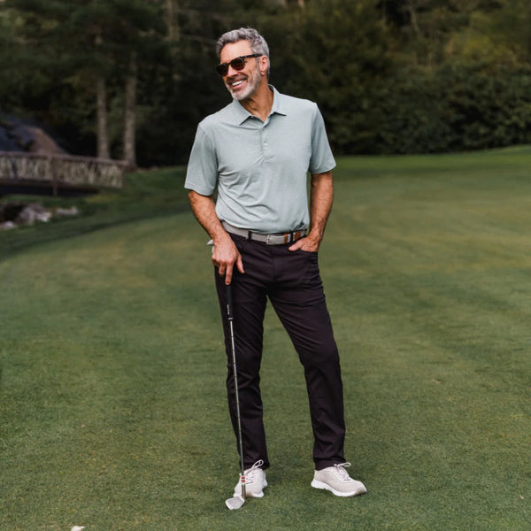 Evans Performance Polo - Laurel Green