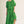 Kelly Green Elastic Waist Solid Woven Maxi Skirt