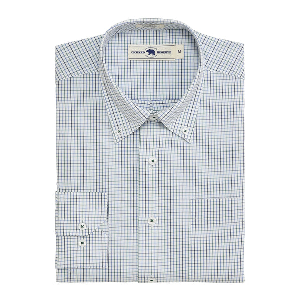 Barrel Tailored Fit Performance Shirt - Smoke Pine