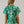 Barcy Smocked Top Estela Floral Kelly Cream